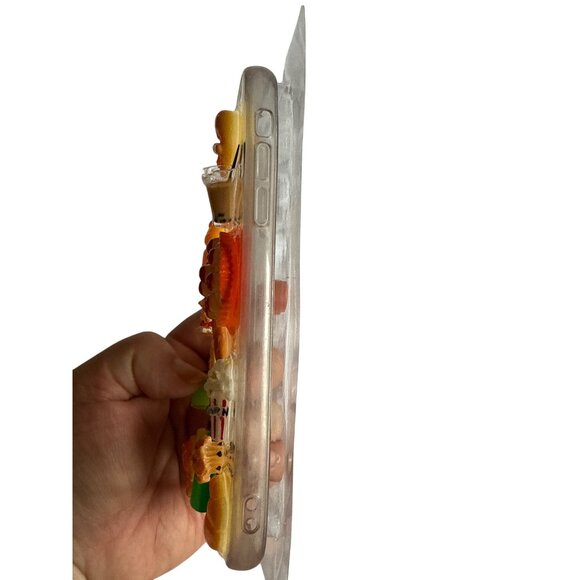 Clear Phone Case With 3D Resin Food Charms For iPhone 11/XR‎ - Picture 4 of 6